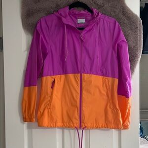 Columbia Pink and Orange Bomber Jacket